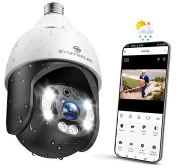 symynelec light socket camera