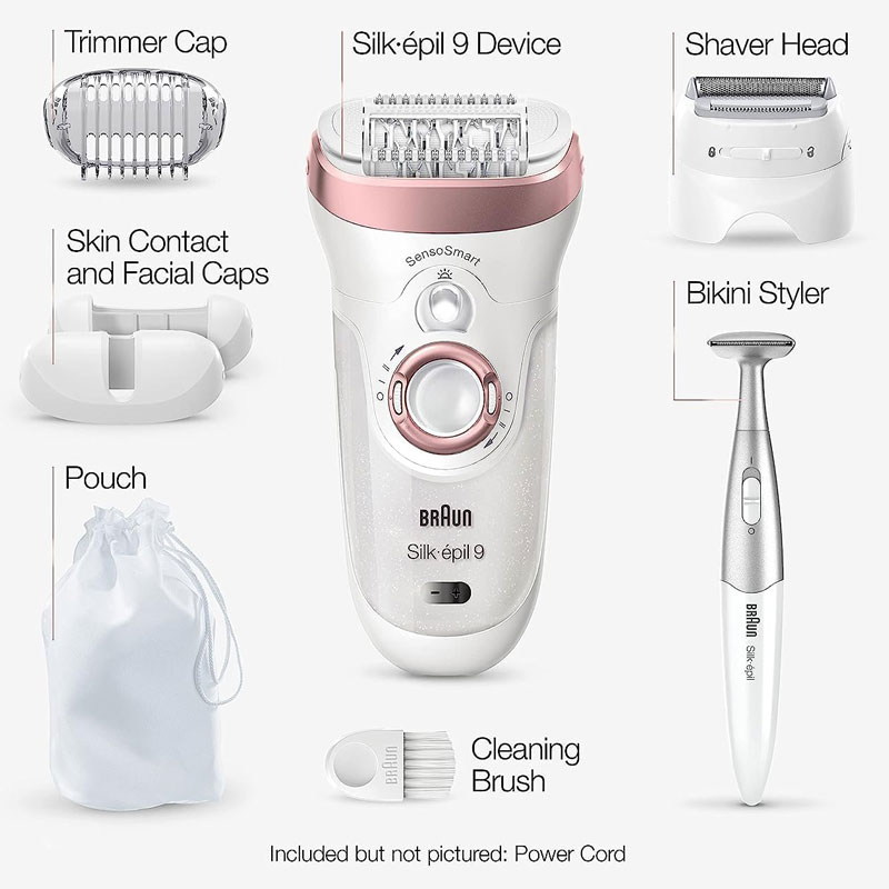 braun silk epil 9 included in the box