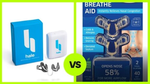 Hale Breathing Aid vs. SleepRight Nasal Dilator: A Comparison Guide