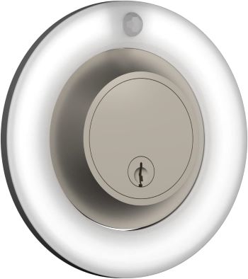 halo life light placed on keyhole