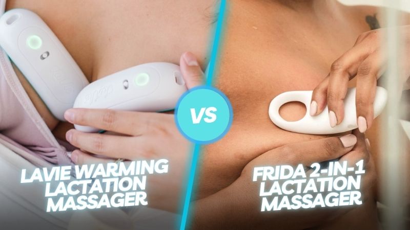 lavie vs frida mom lactation massager
