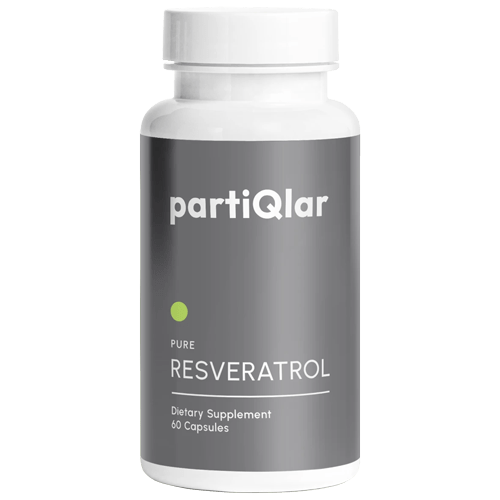 partiqlar resveratrol bottle