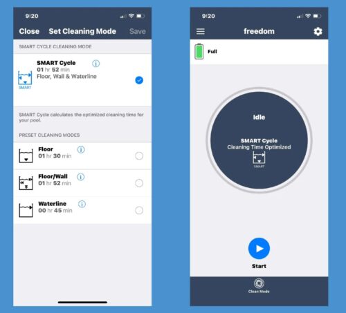 iAquaLink app interface